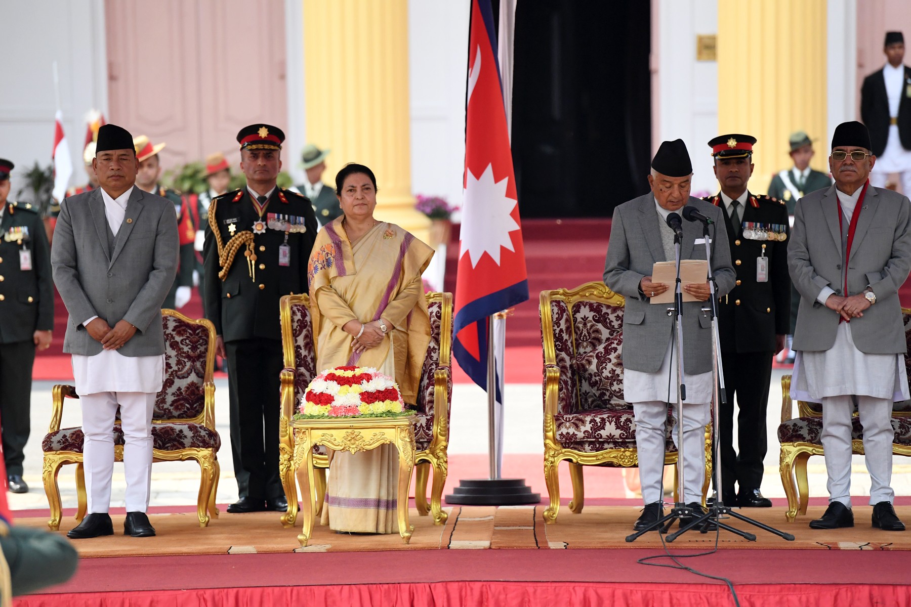 रामचन्द्र पौडेलद्वारा राष्ट्रपति पदको शपथ ग्रहण