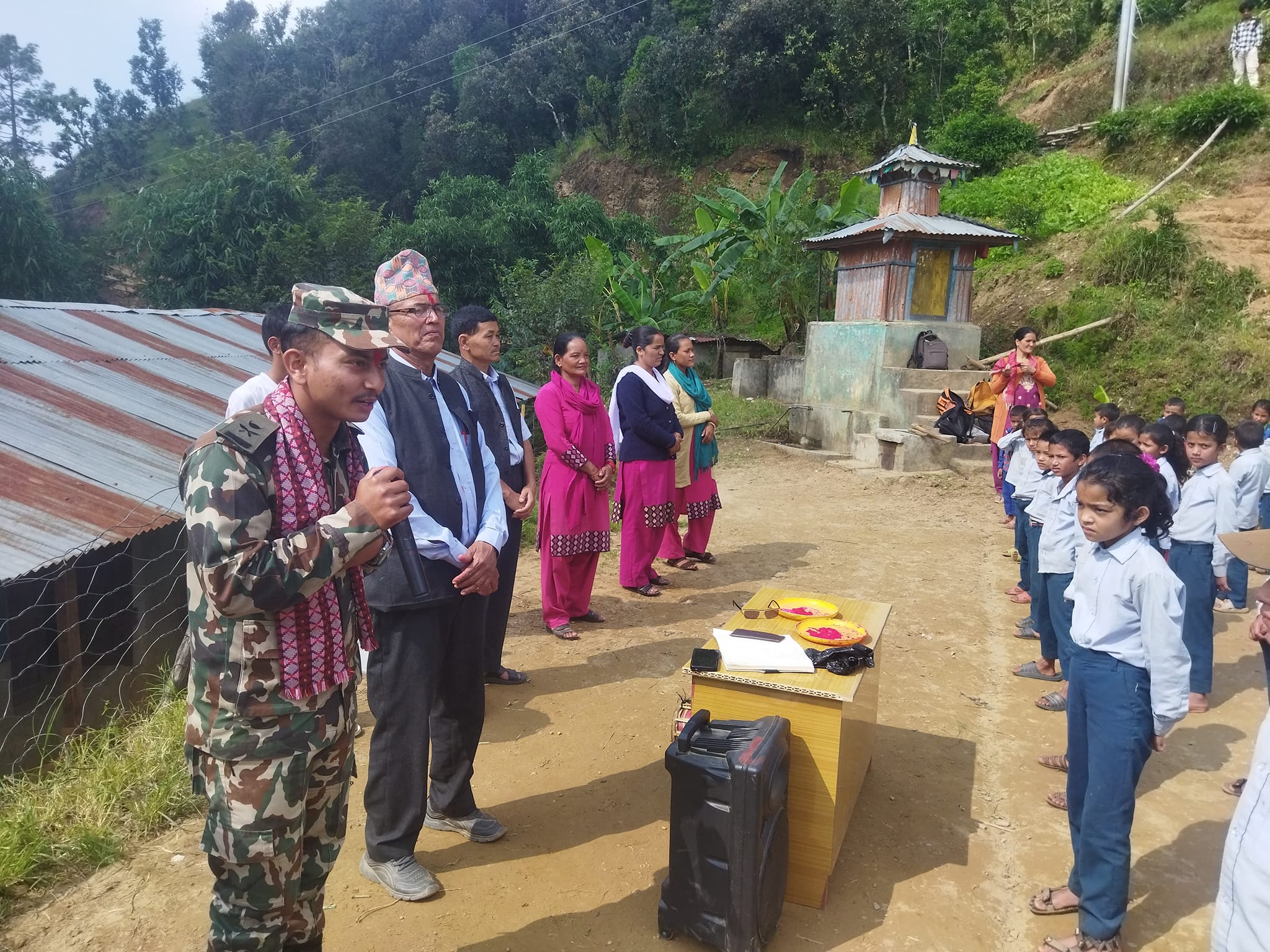 नेपाली सेनाद्वारा विपद् जोखिम न्यूनीकरण सम्बन्धी सचेतना