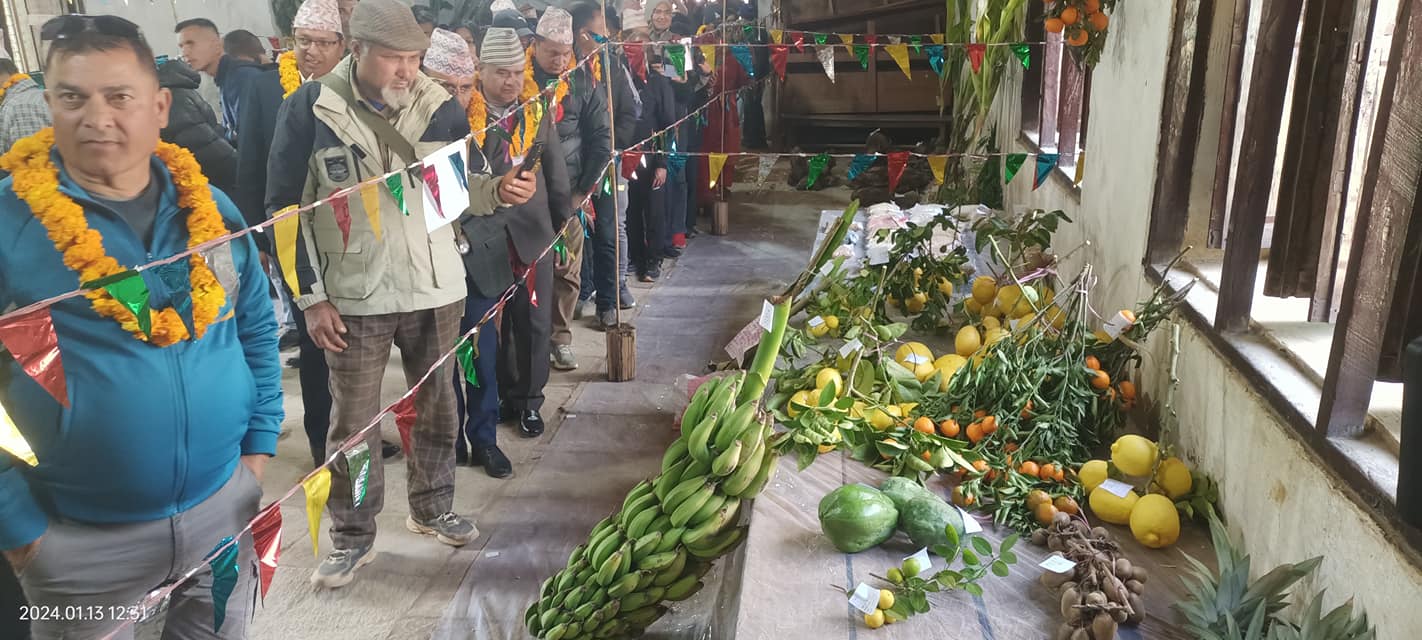मुसिकोटमा कृषि मेला प्रदर्शनी