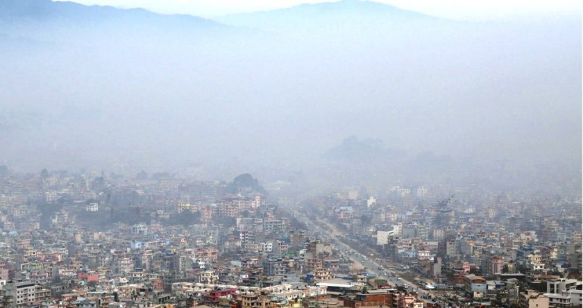 काठमाडौँमा प्रदूषण बढ्यो